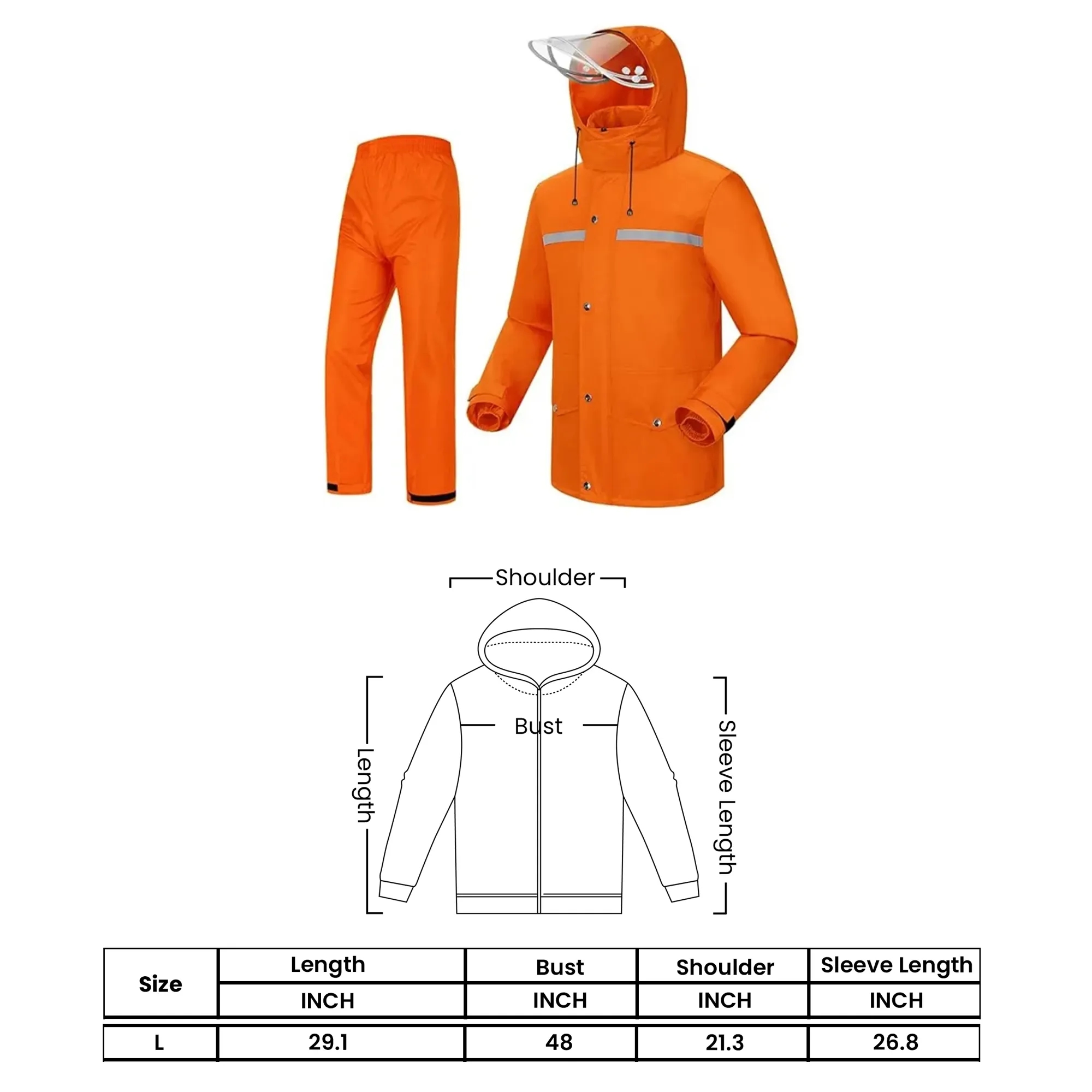 Raincoat and Rain Pants Set 5