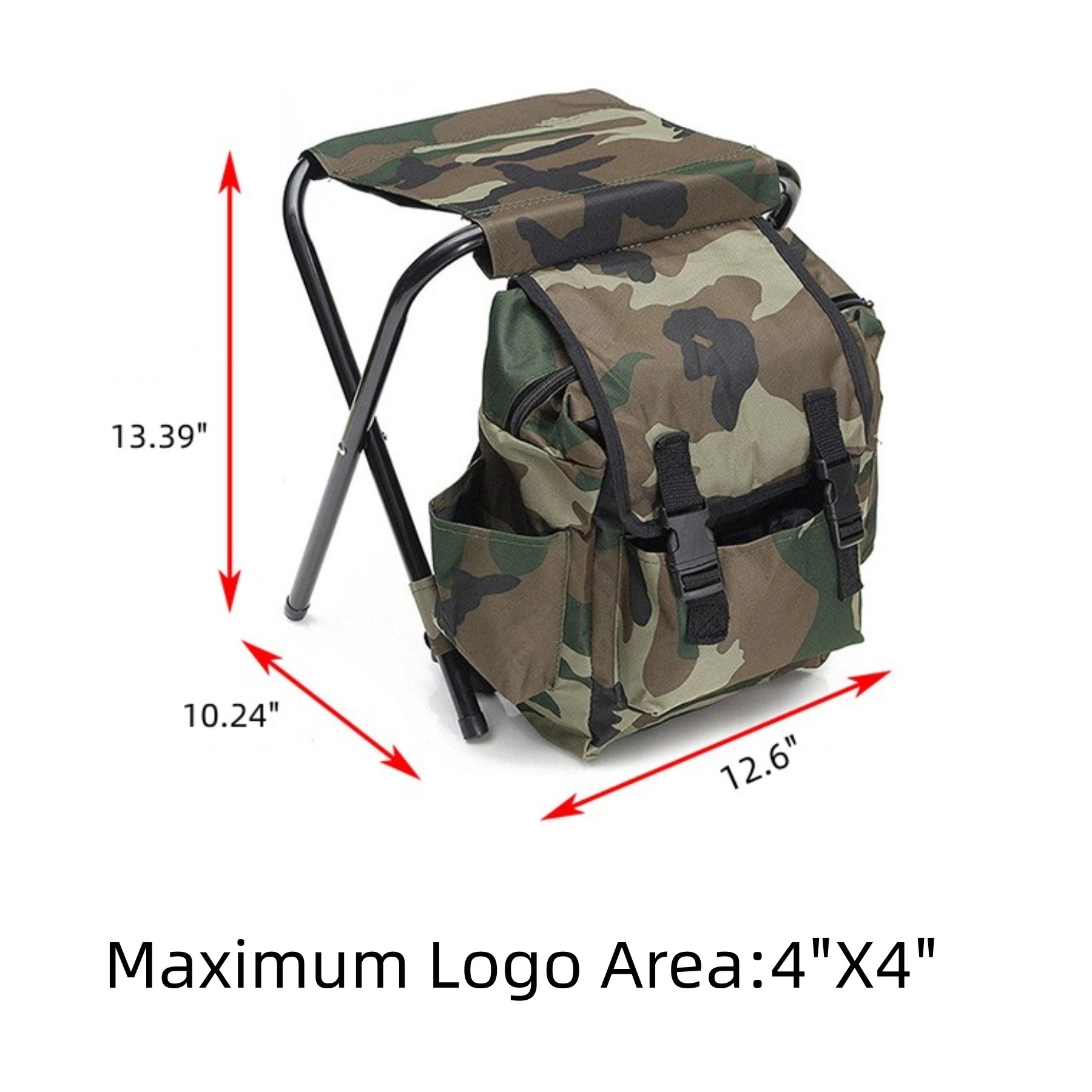 2 in 1 Backpack Foldable Fishing Chair 2