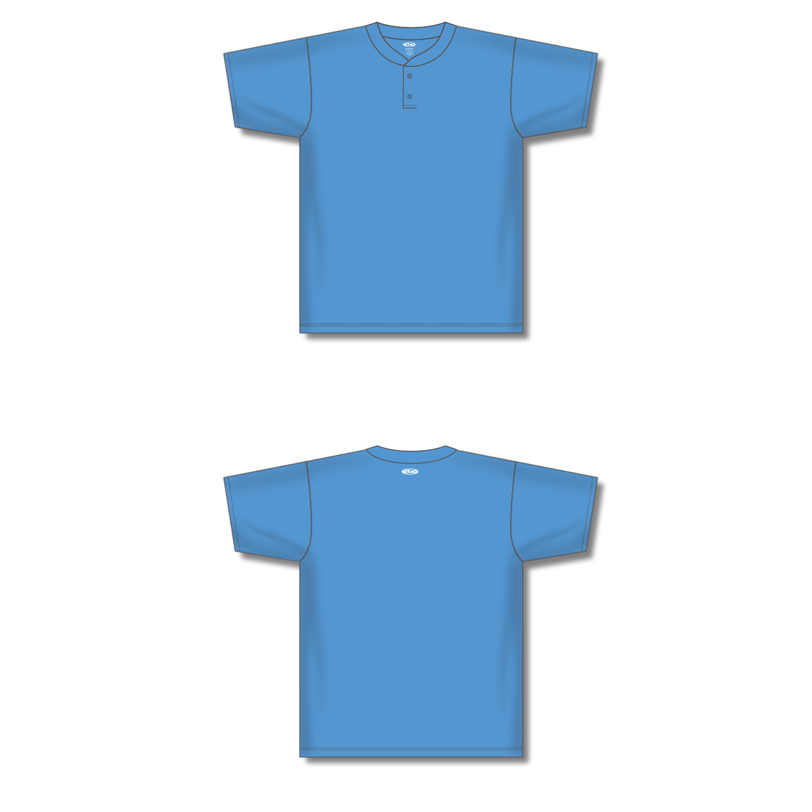 Two Button Baseball Jerseys BA1347-G01 78