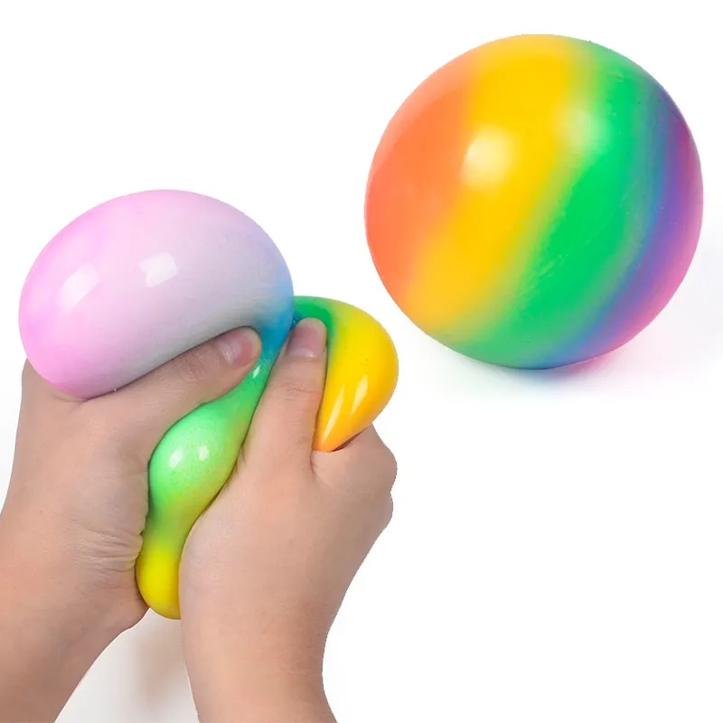 Rainbow Pressure Relief Ball 1