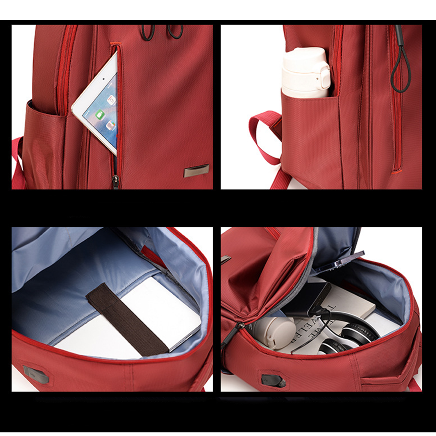 Polyester Travel Laptop Backpack 3
