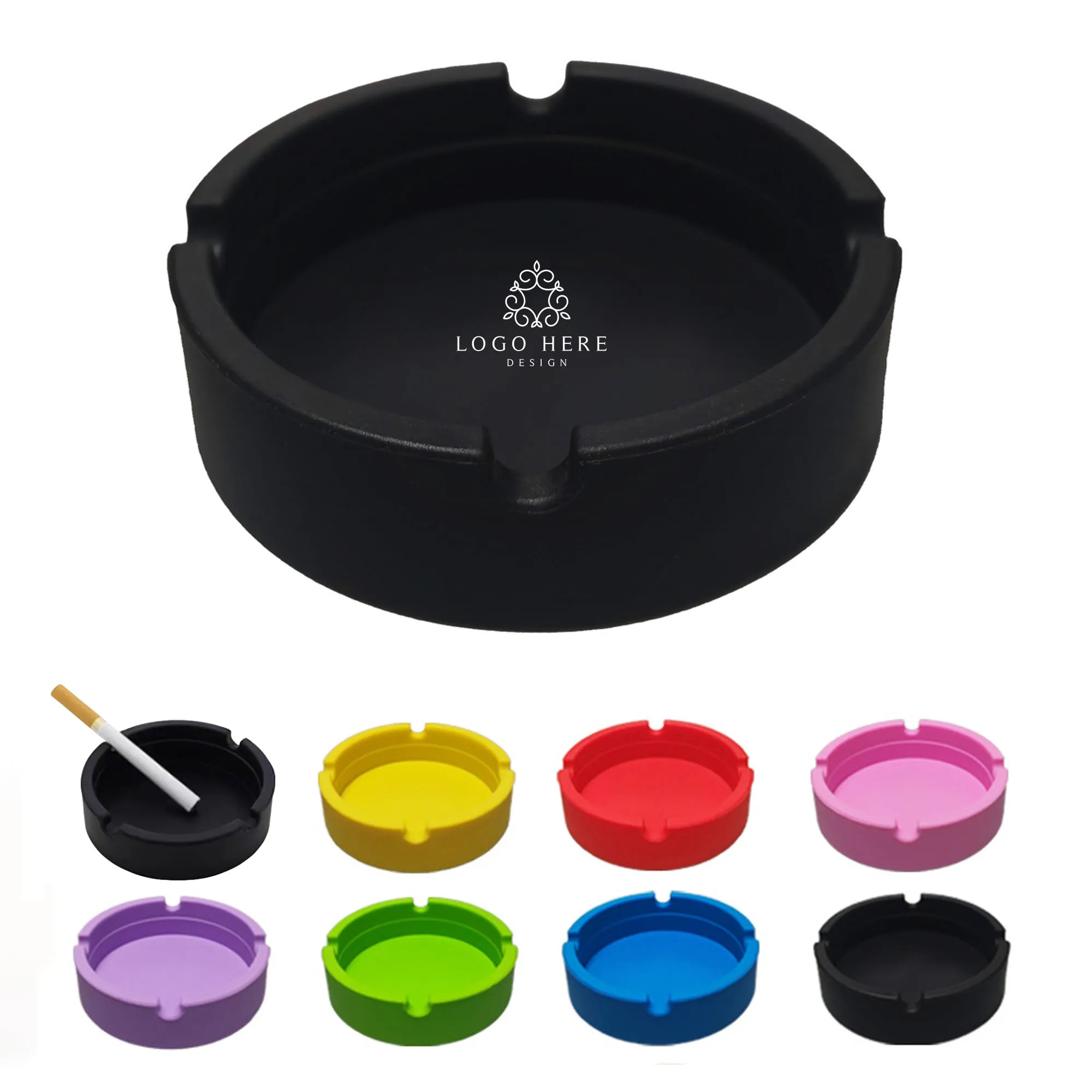 Premium Silicone Rubber Ashtray 9