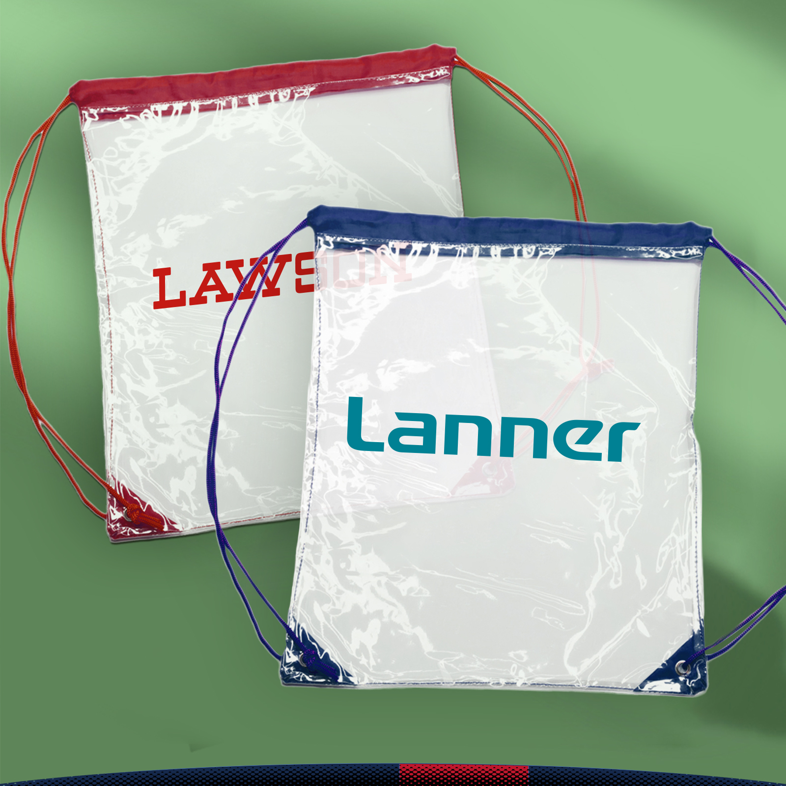 Clear Plastic Drawstring Backpacks 8