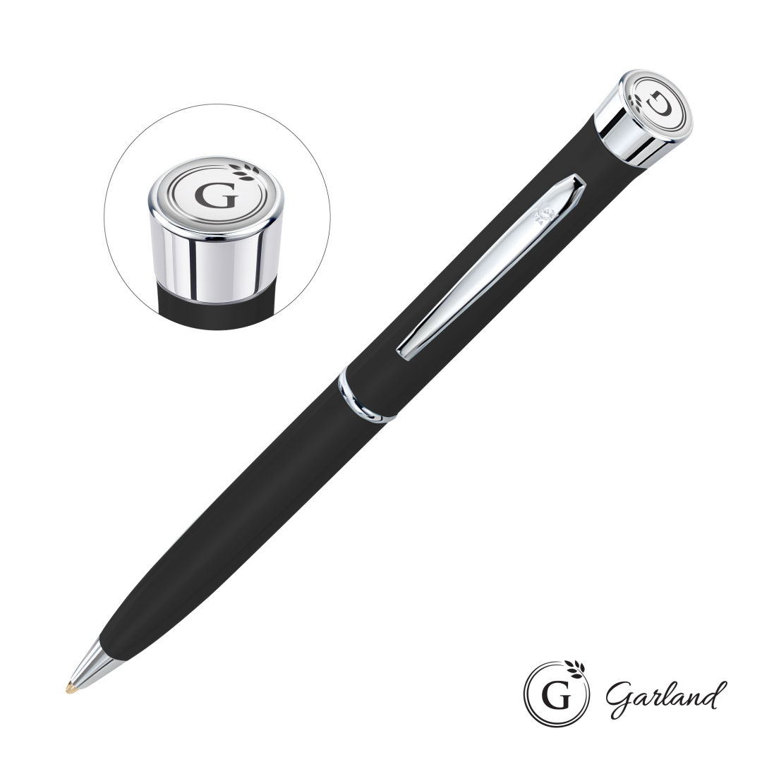 Garland® Color Matte Twist Ballpoint Pen - Chrome 3