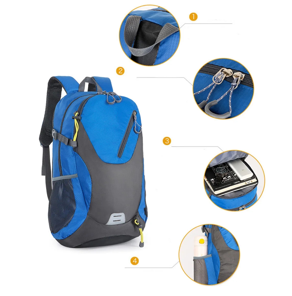 Lightweight Packable Waterproof Travel Hiking Backpack Bag 4