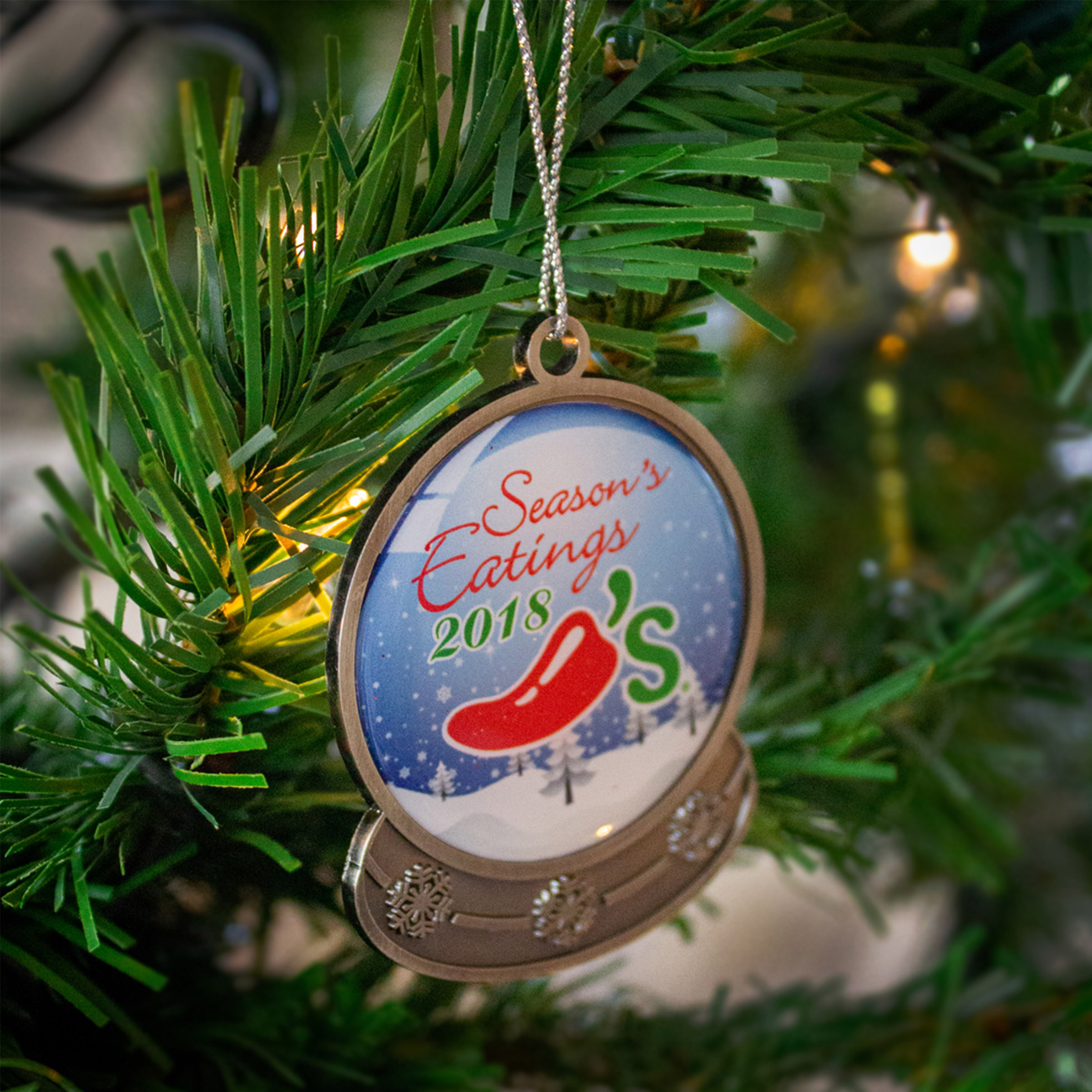 Snow Globe Holiday Ornament 3