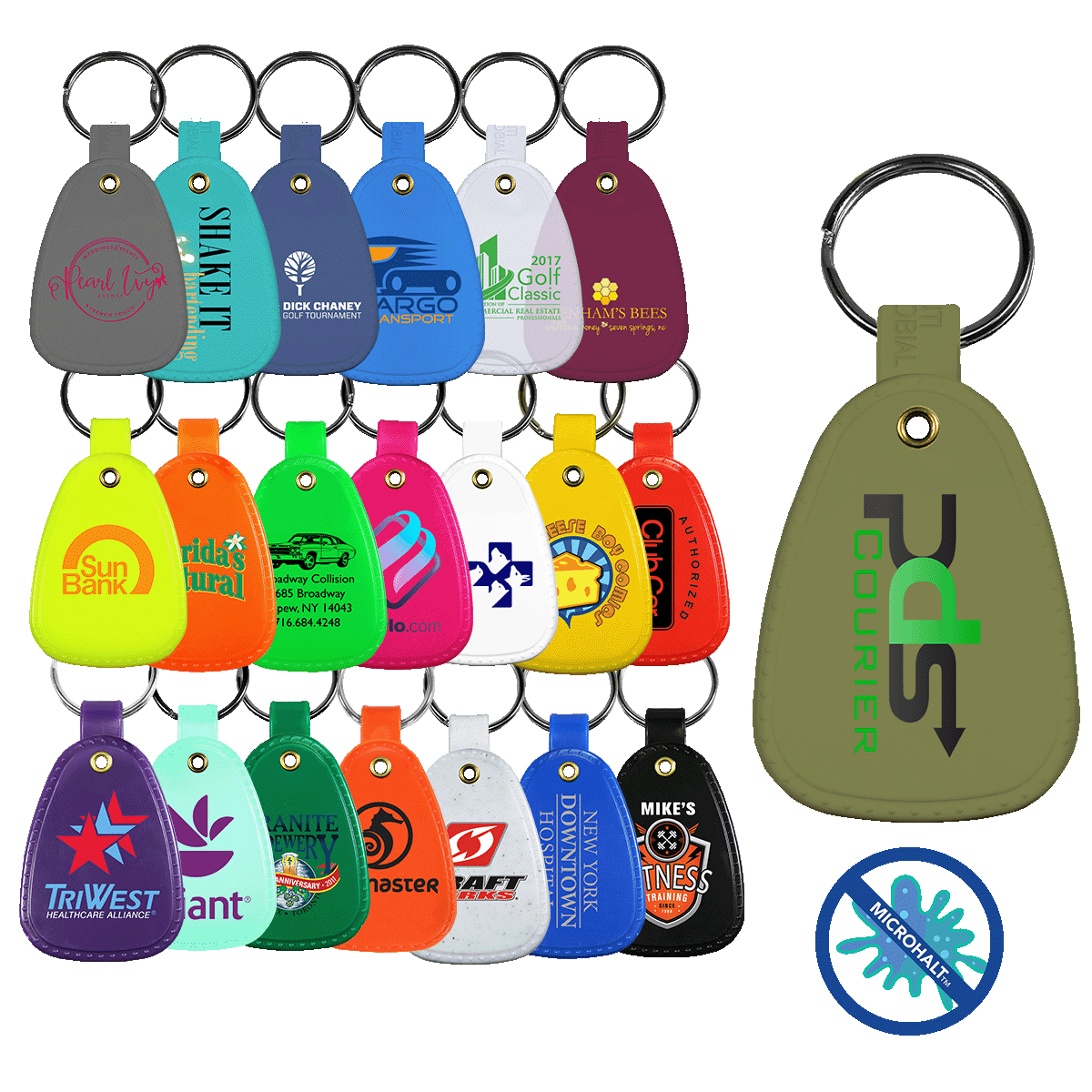 MicroHalt™ Western Saddle Key Tag 37