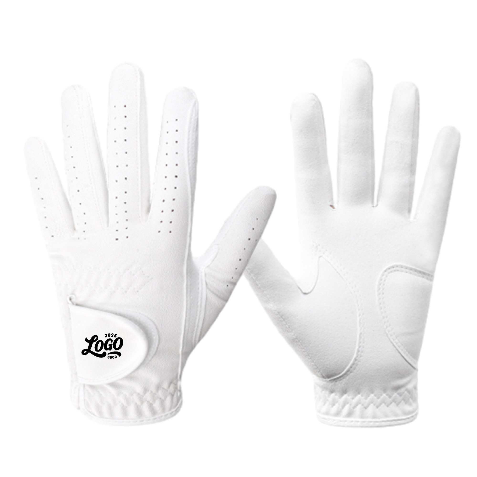 Adjustable Fit Golf Glove With hook and loop Closure 1