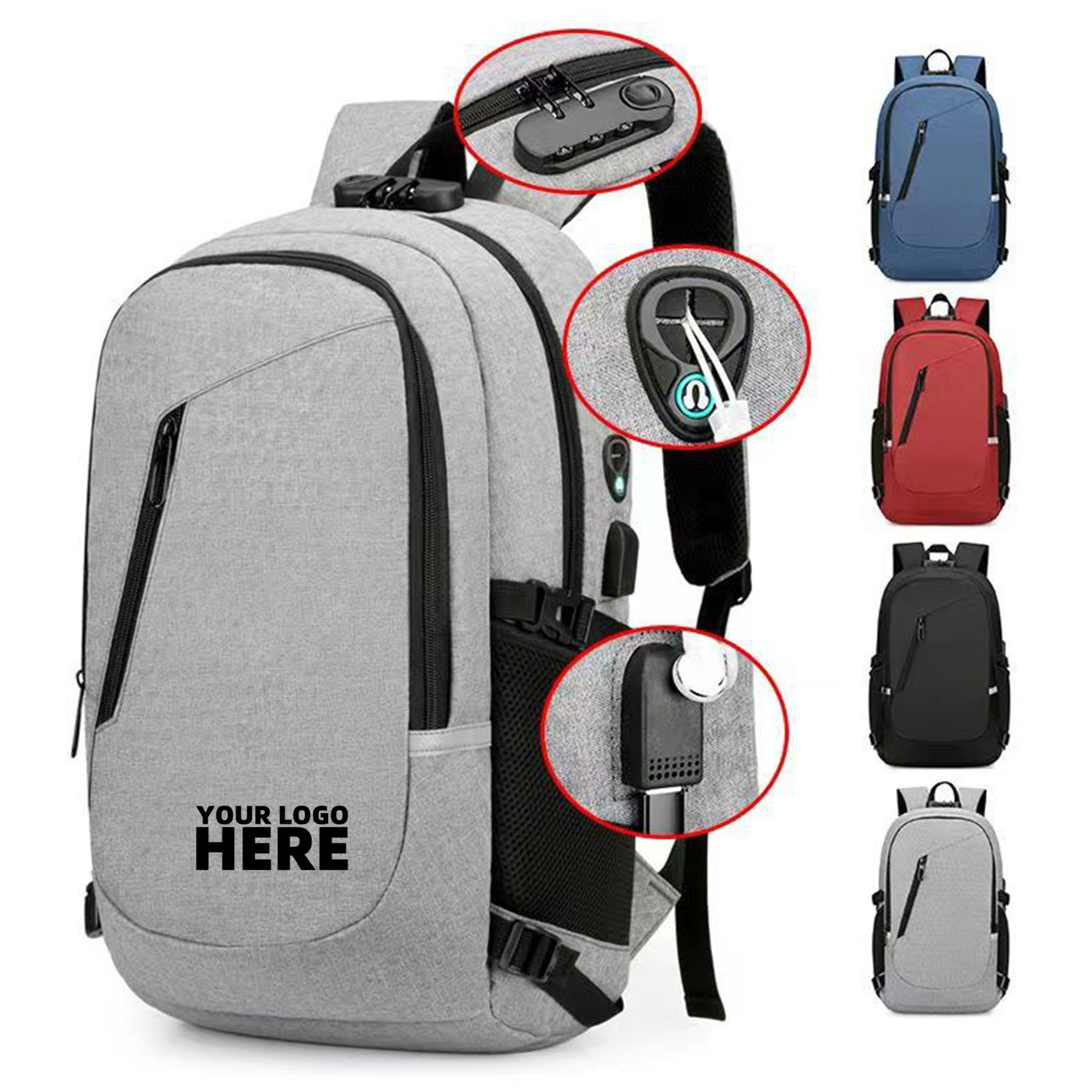 Travel Anti Theft Laptop Backpack 2