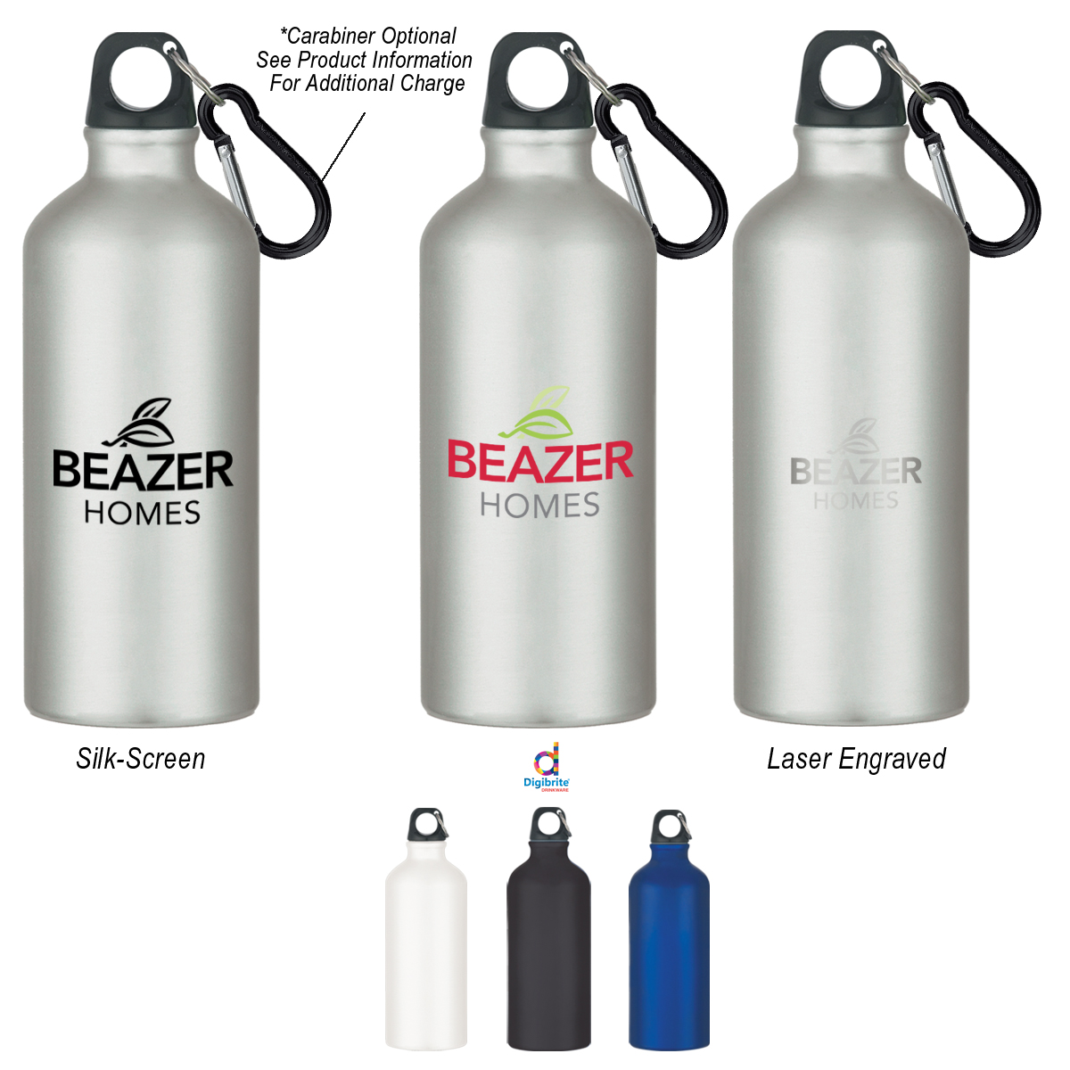20 Oz. Aluminum Tundra Bike Bottle, custom water bottle with logo imprint 23