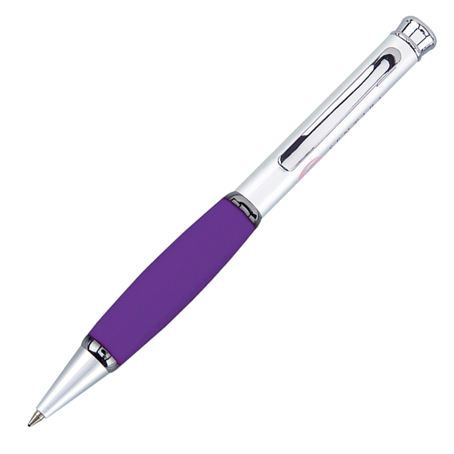 Trendsetter IV Silver Ballpoint Pen - Solid Colors 1