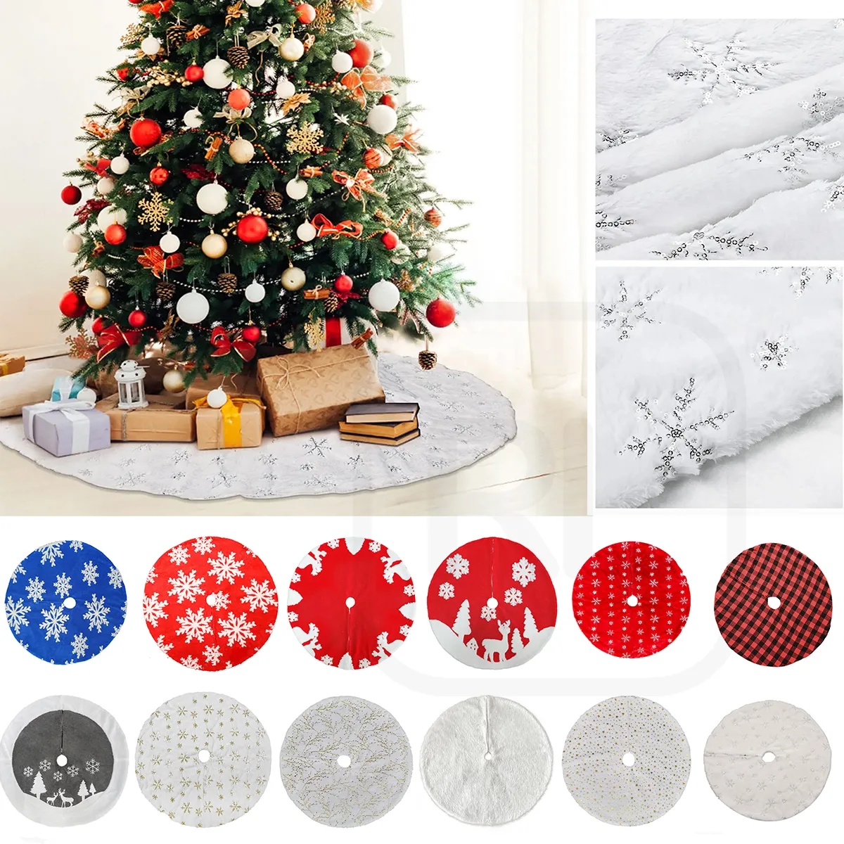 48 inch Christmas Tree Skirt 3