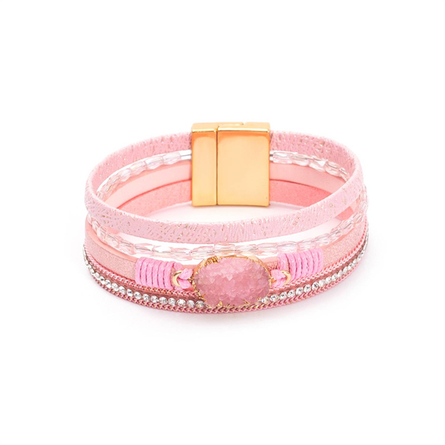 Bohemian Leather Crystal Bracelets 9