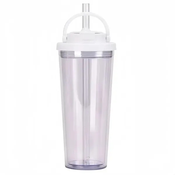 24oz Boba Tumbler - Insulated Cup with Lid & Straw 7