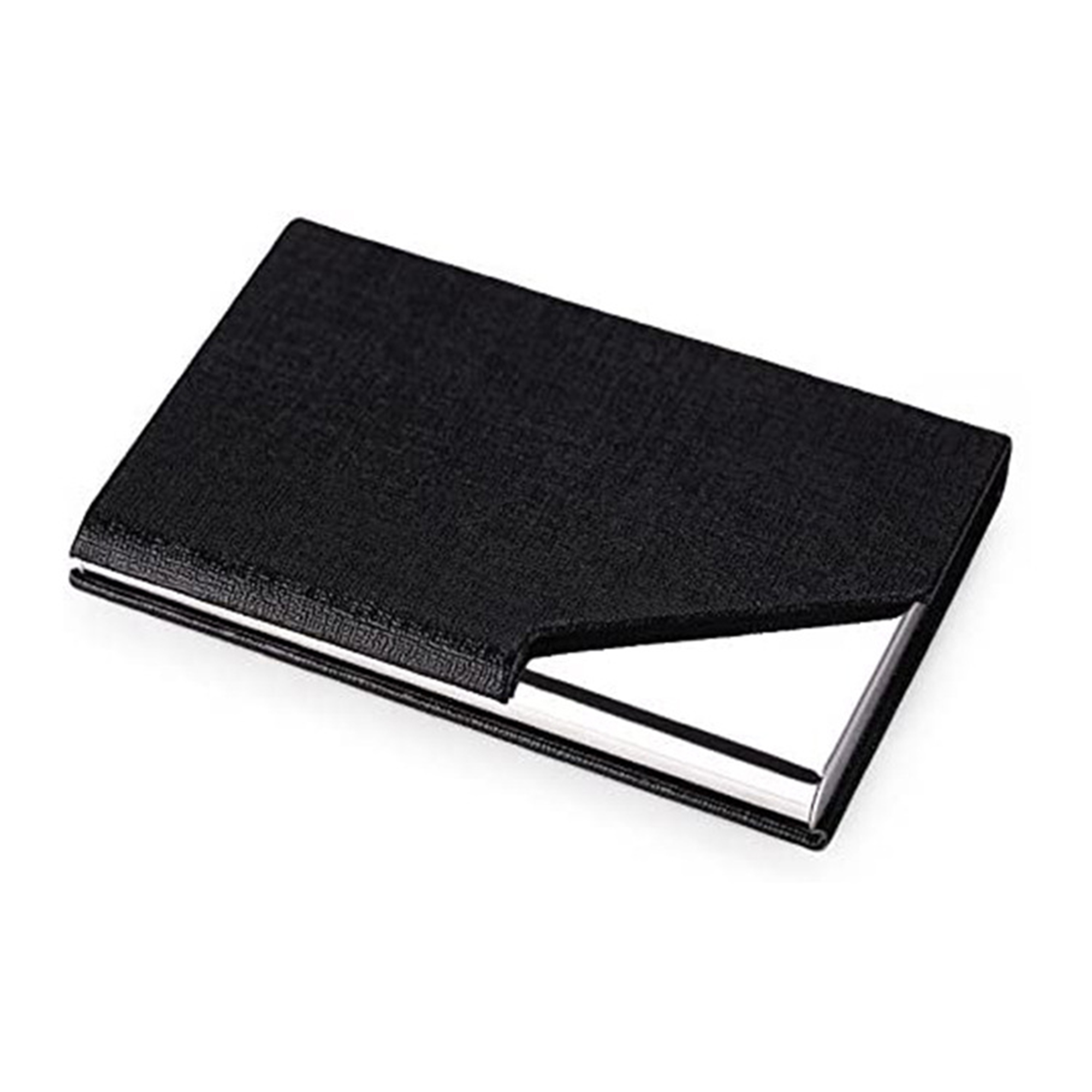 Stainless Steel PU Leather Business Card Holder 12