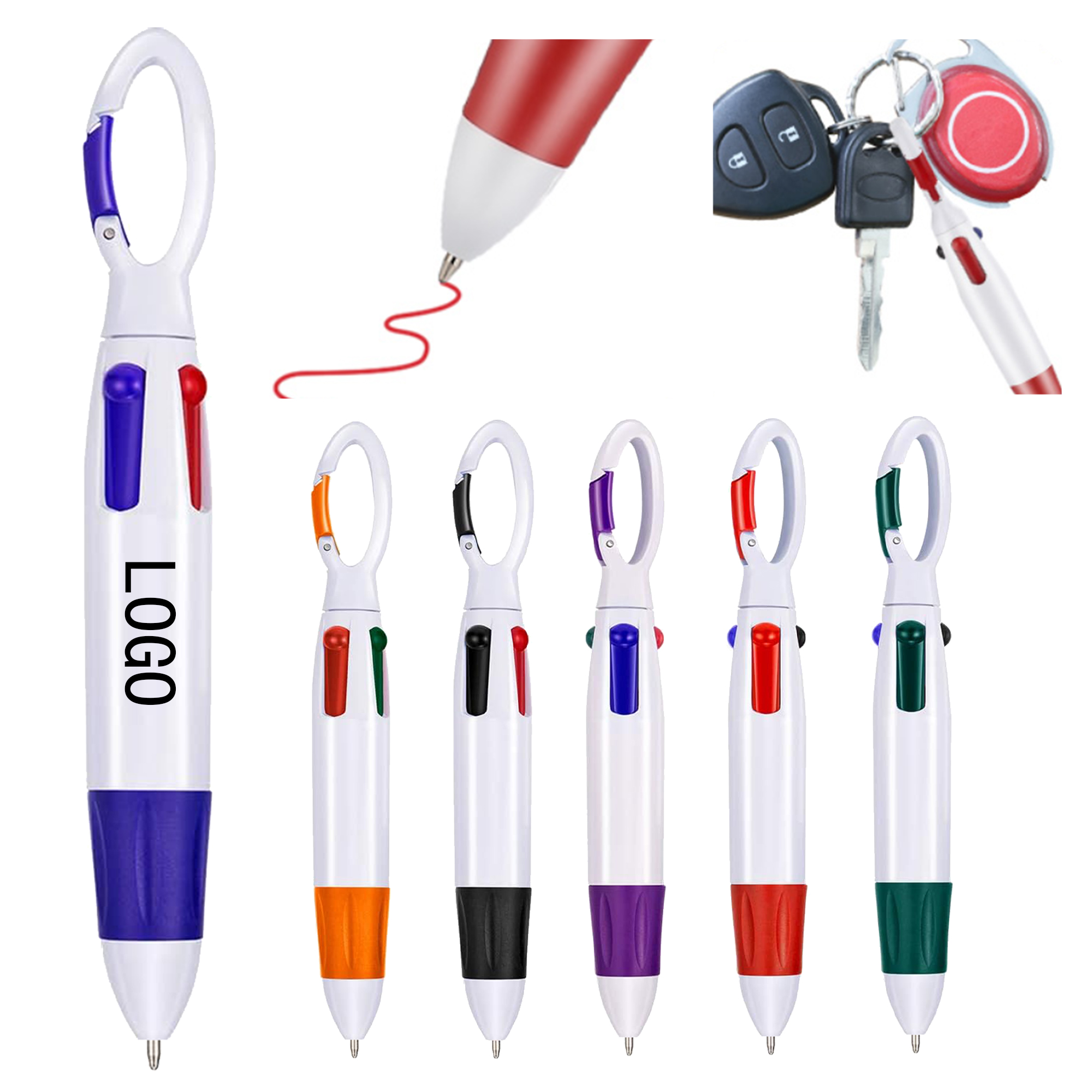 Ball-Point Pen With Mountaineering Button 3