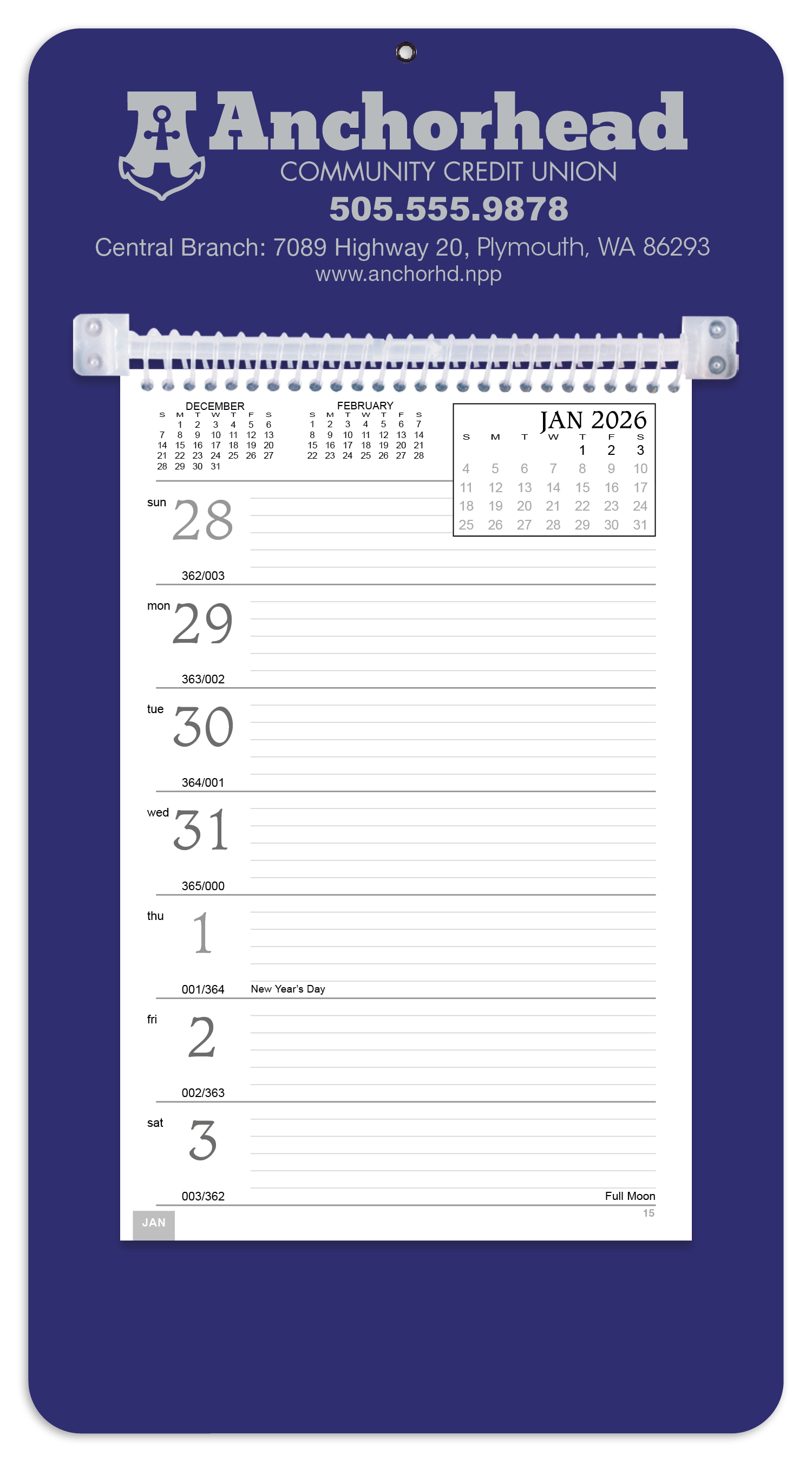 Triumph® Calendars Weekly Memo Calendar 83