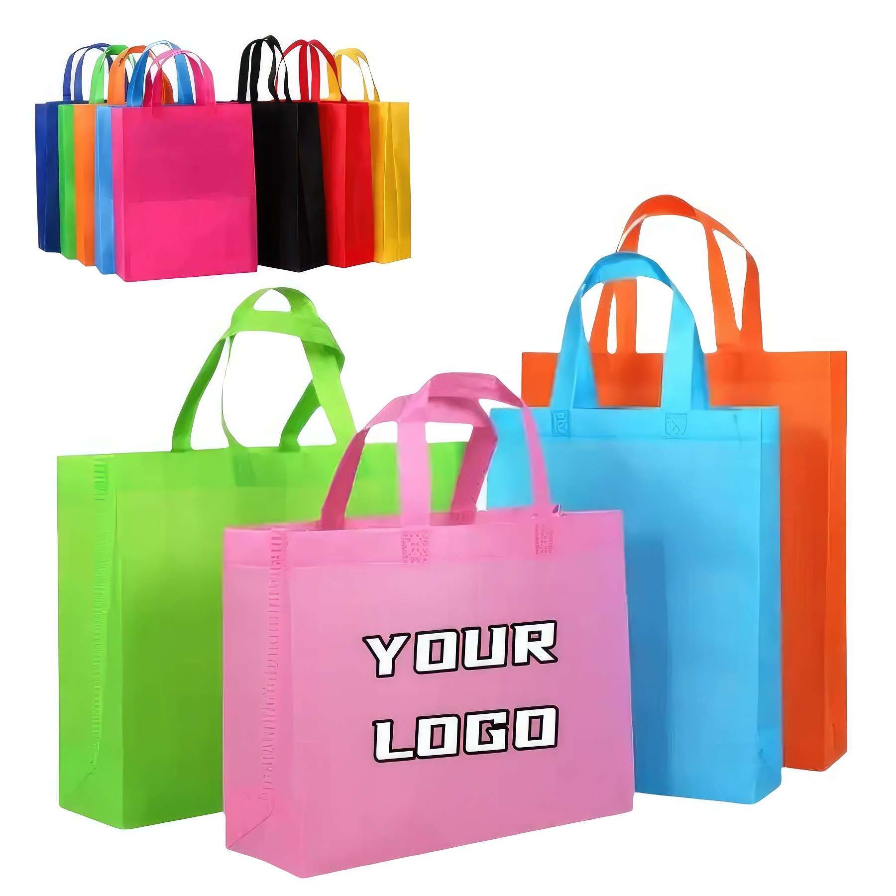 Customized Nonwoven Shopping Tote Bags 3
