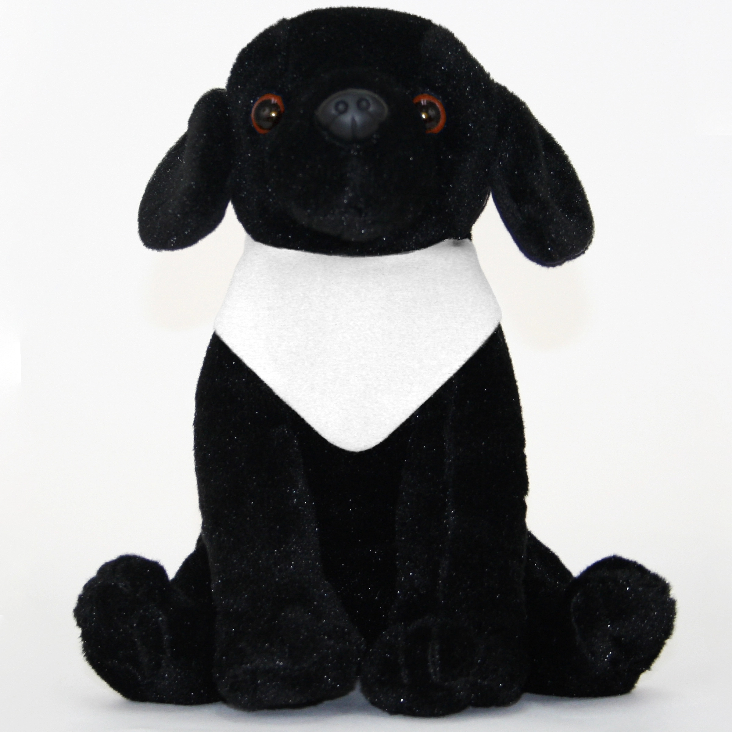 8" Medium Sitting Dog - Black Lab 3