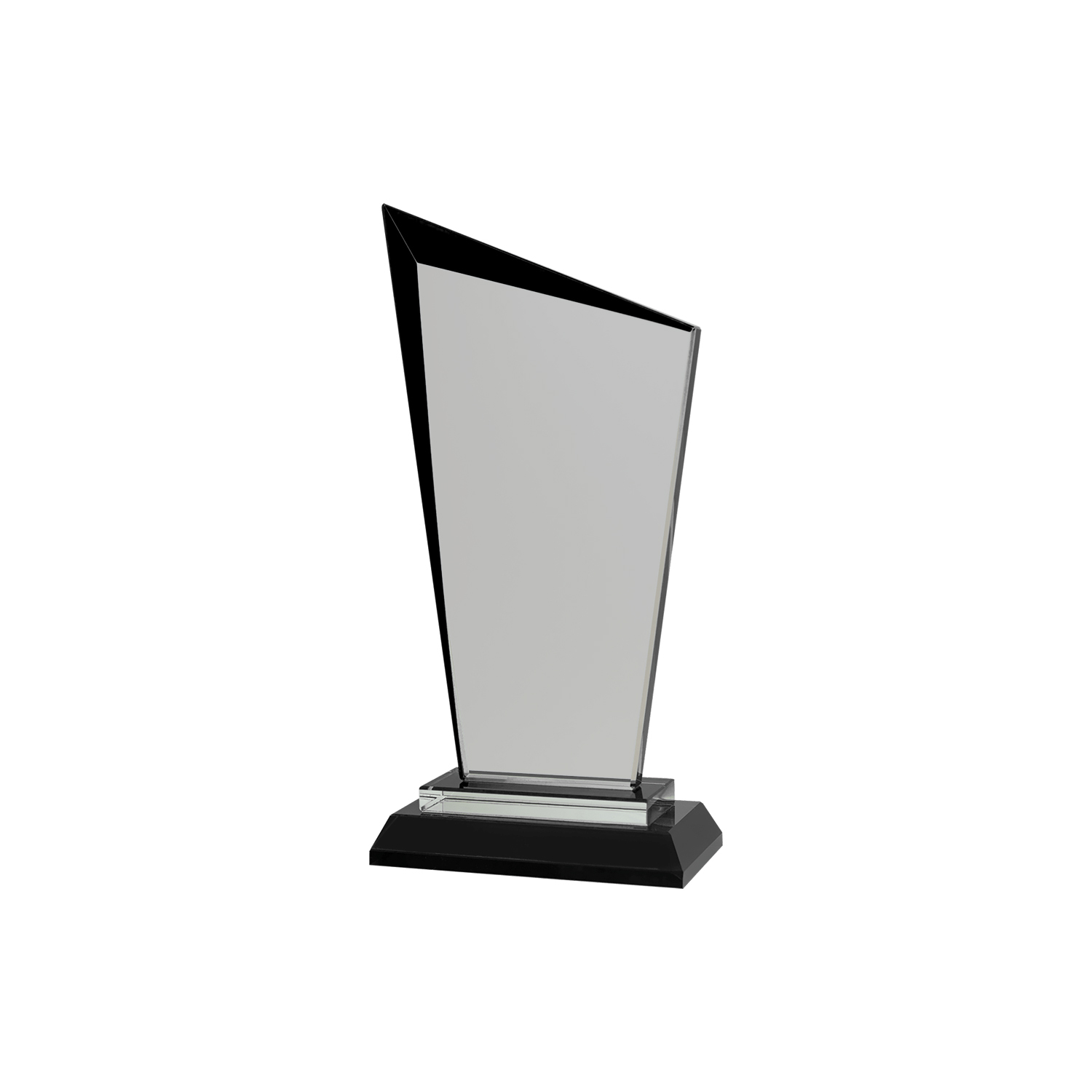 8" Black Razor Glass Award 3