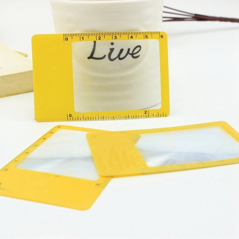 Custom pvc magnifier Business Card 3