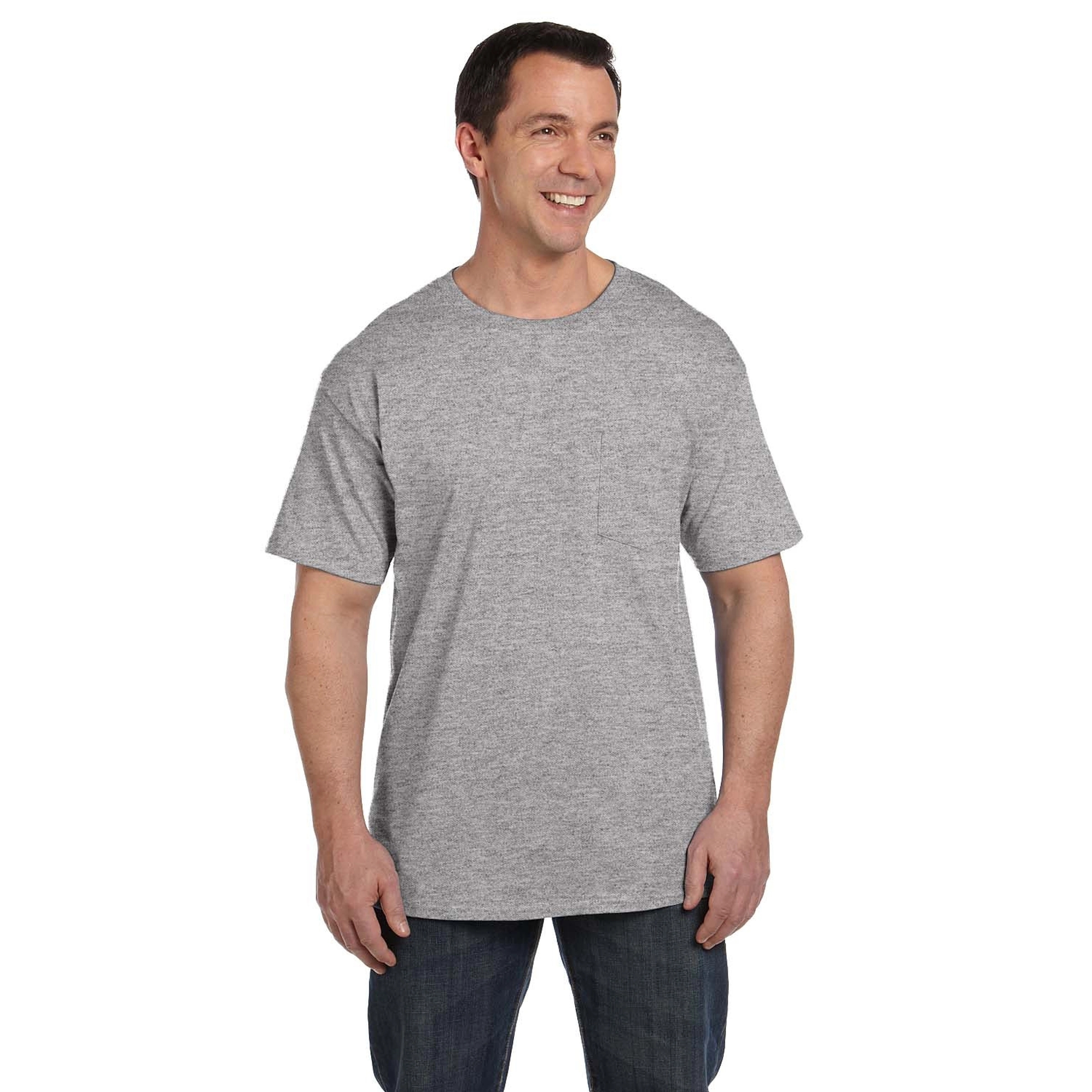 Hanes Adult 6.1 oz Beefy-T with Pocket 9