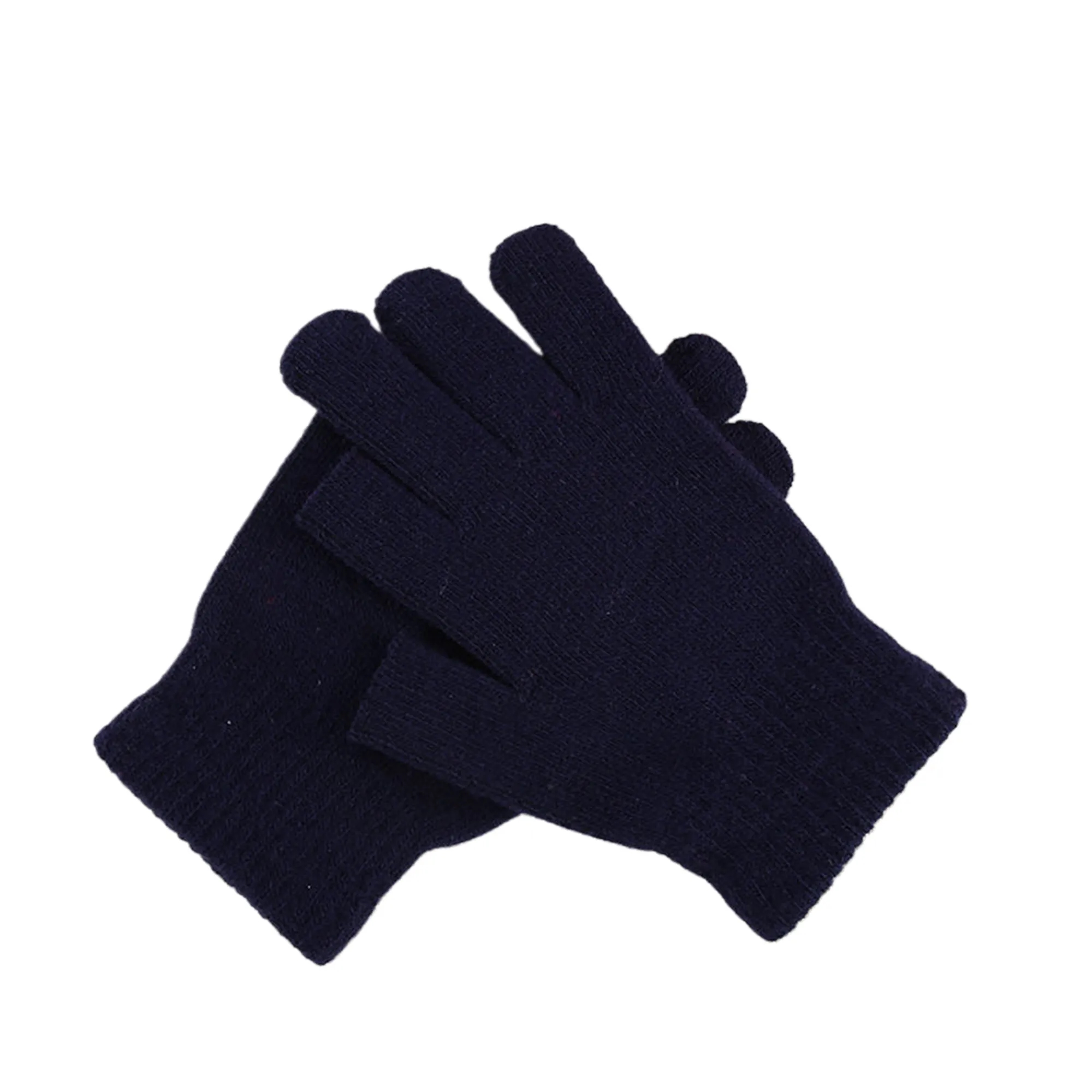 MOQ100 Two Finger Half Gloves Winter Knitted 3