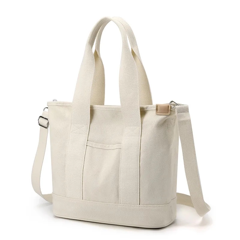 Canvas Crossbody Tote Bag 8