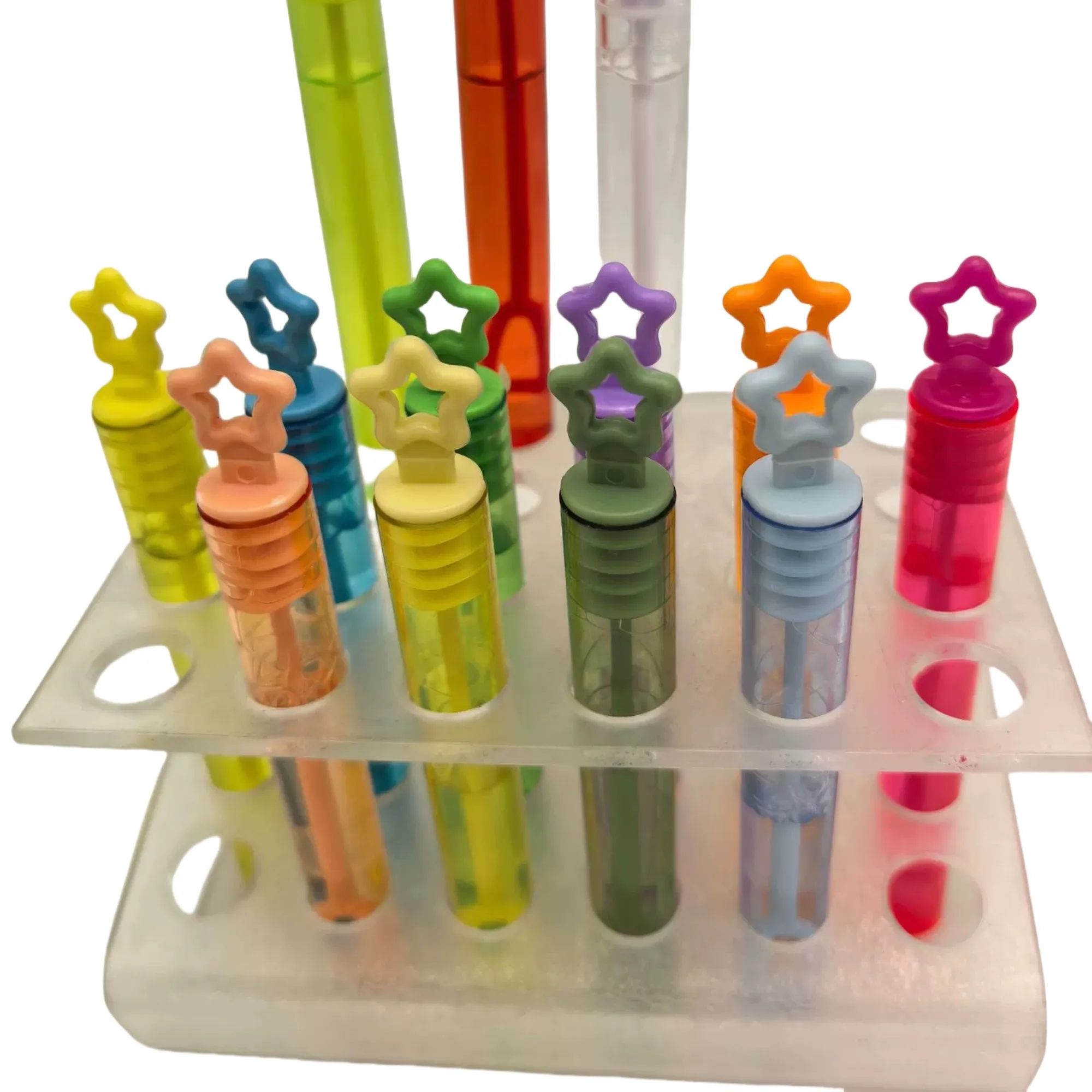 Mini Star Bubble Wands Assortment Party Favors Toys for Kids 4