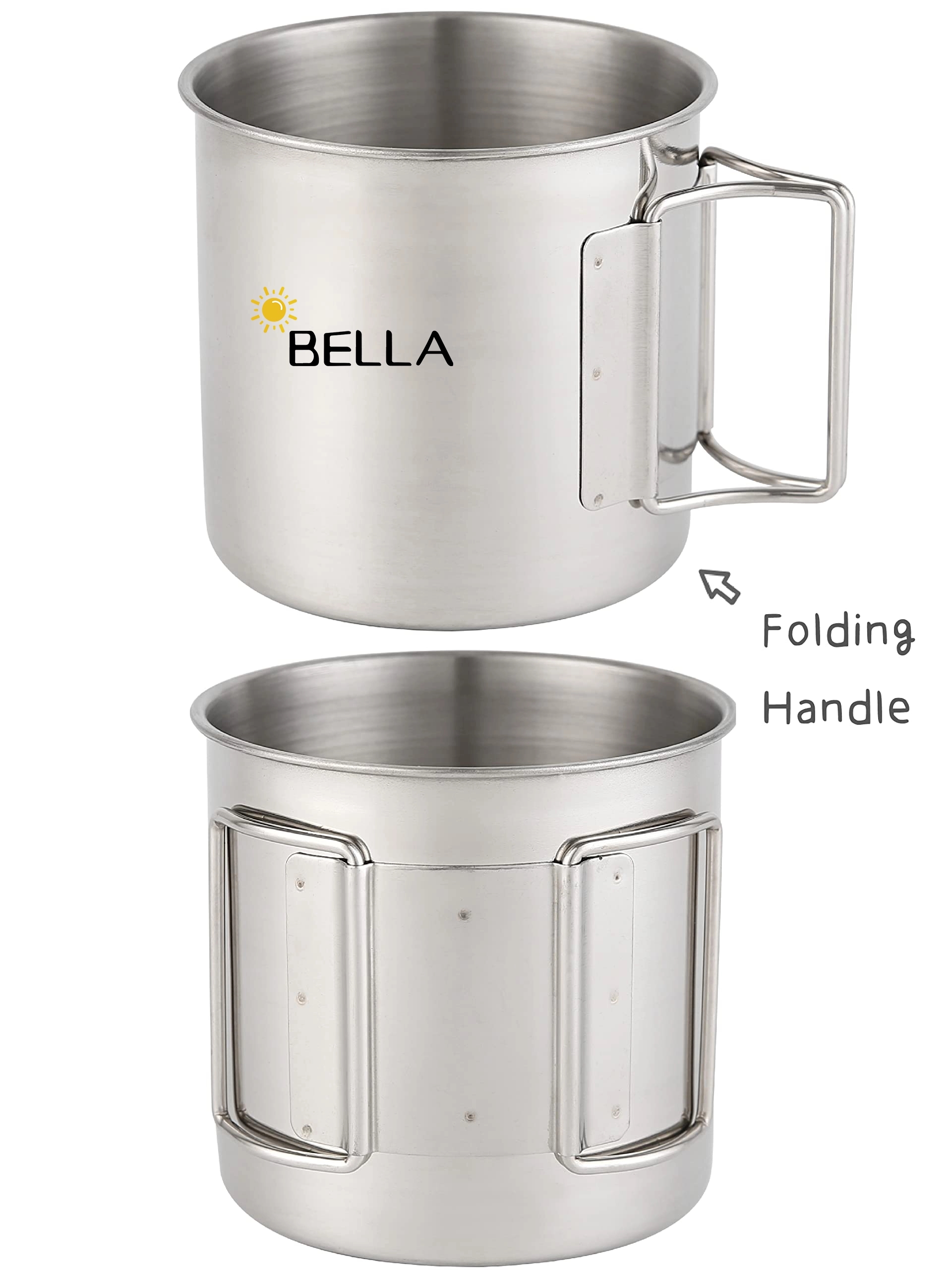 11Oz Stainless Steel Mug With Handle 2