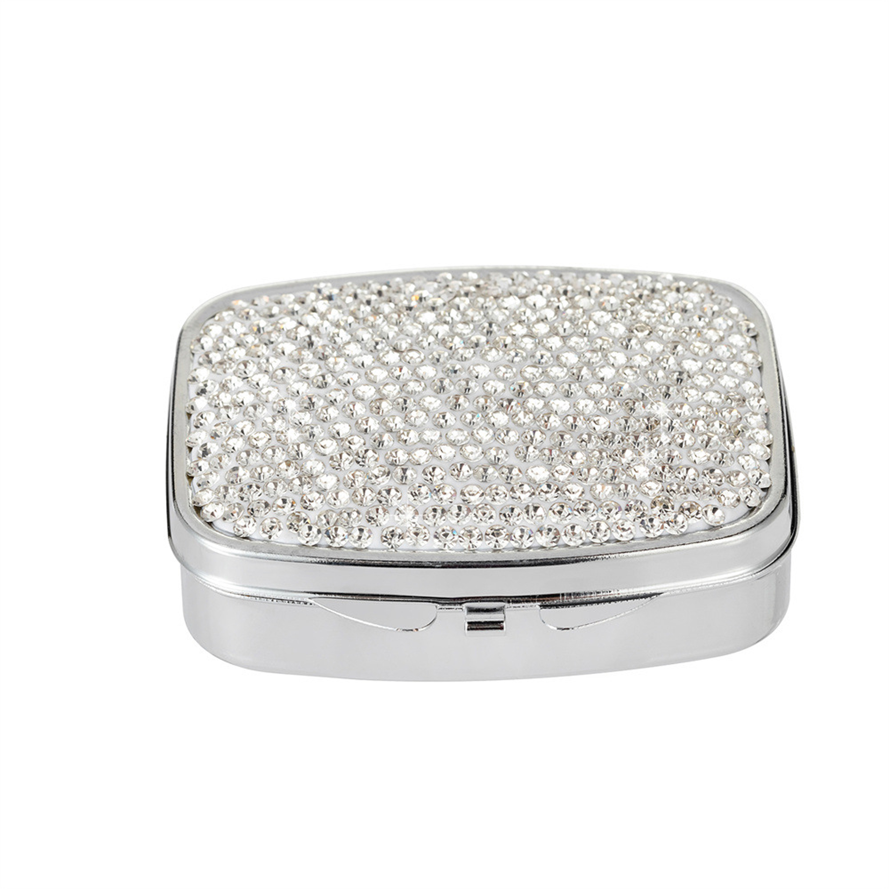 2-Compartment Pill Organizer with Bling