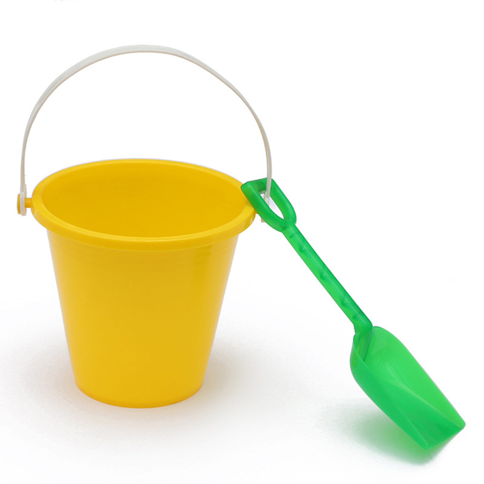 Nine Inch Sand Bucket With Shovel Set For Beach Play 9" x 9" 3