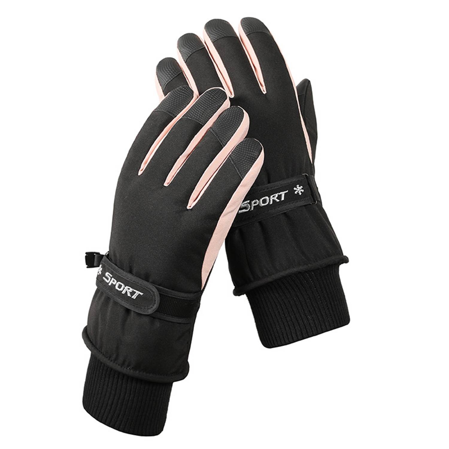 Polyester Waterproof Winter Ski Snow Gloves 7