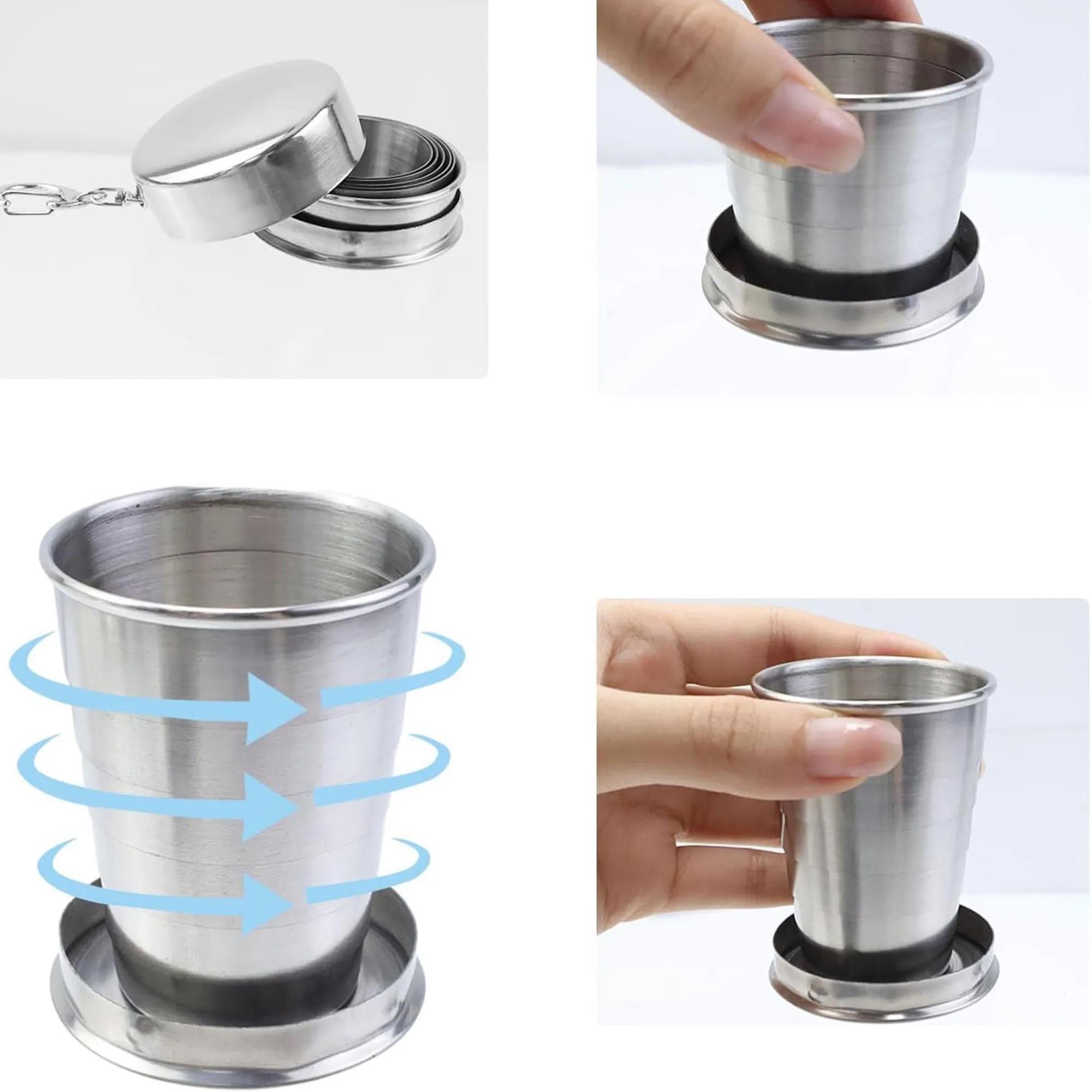 2.54 0Z Telescopic Collapsible Cup