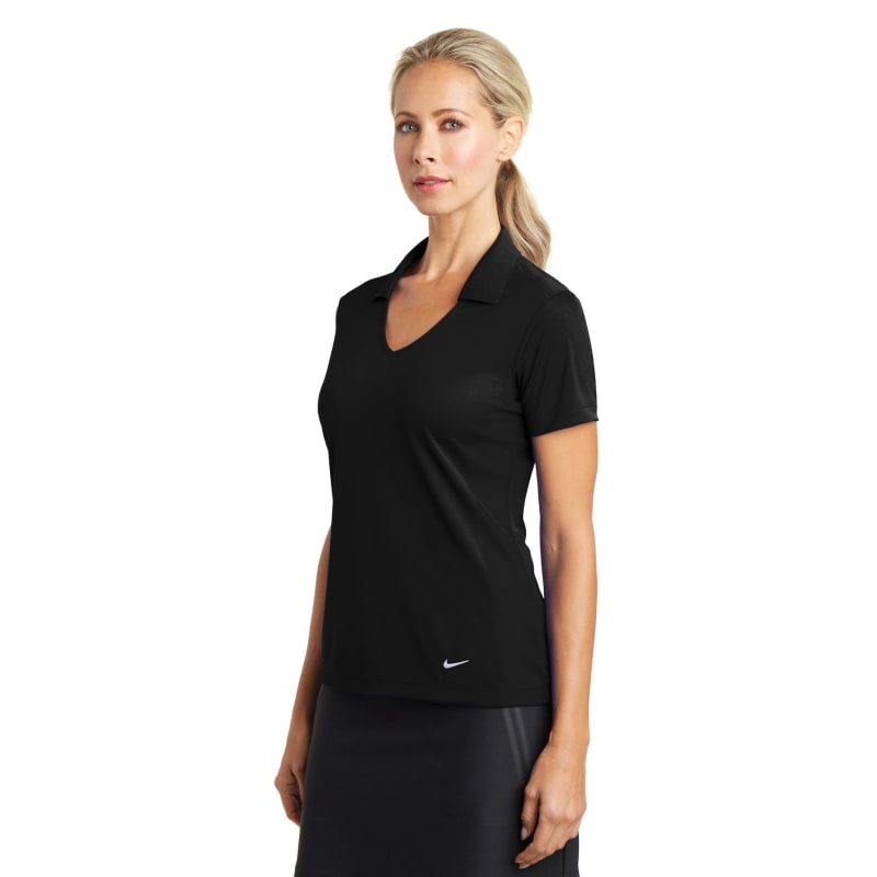Nike Women's Dri-FIT Vertical Mesh Polo. 48