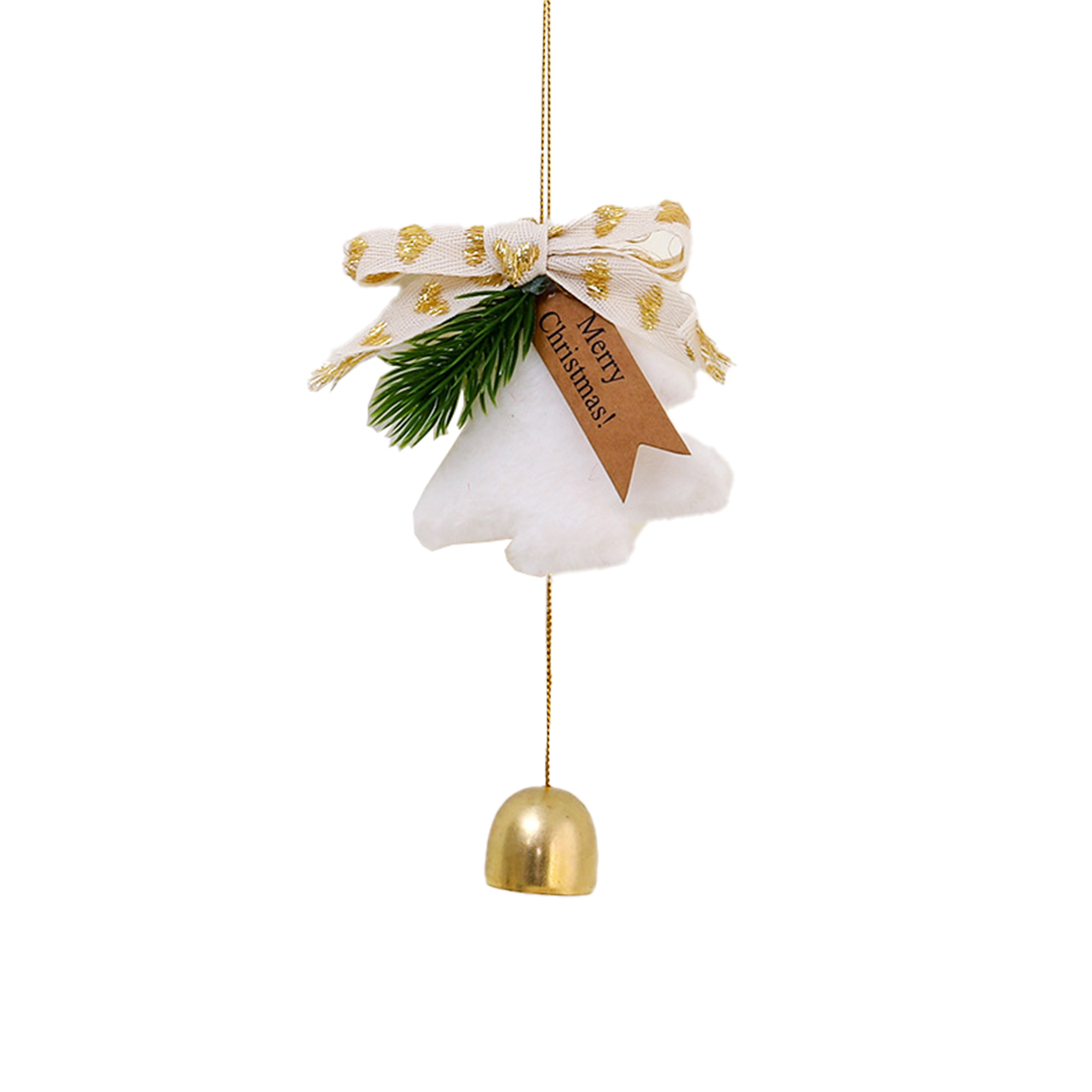 Christmas Tree Bell Ornament 7