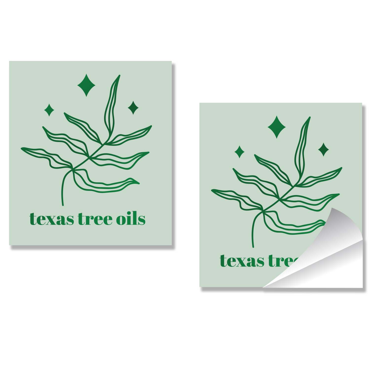 3" Square Foil Sticker 2