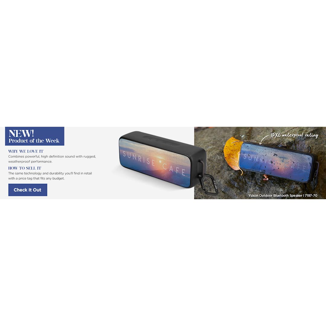 Yukon Outdoor Bluetooth Speaker 123