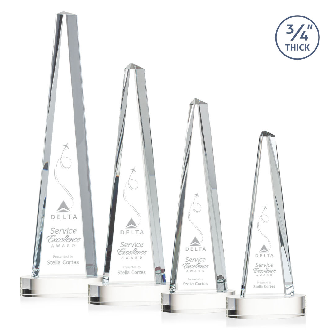 Majestic Tower Award on Alberton Base - Clear 6