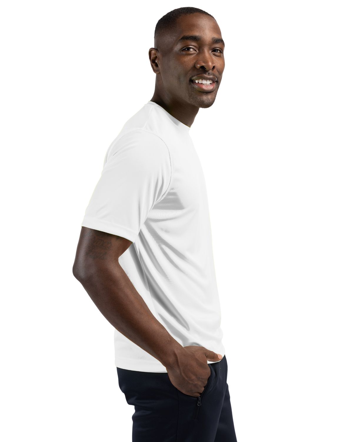 Clique Spin Solution-dyed Performance Jersey Mens Short Sleeve Tee 32