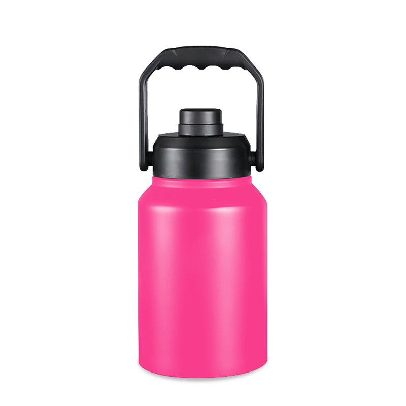 Half Gallon Water Bottle Insulated with Handle, custom water bottle with logo imprint 2