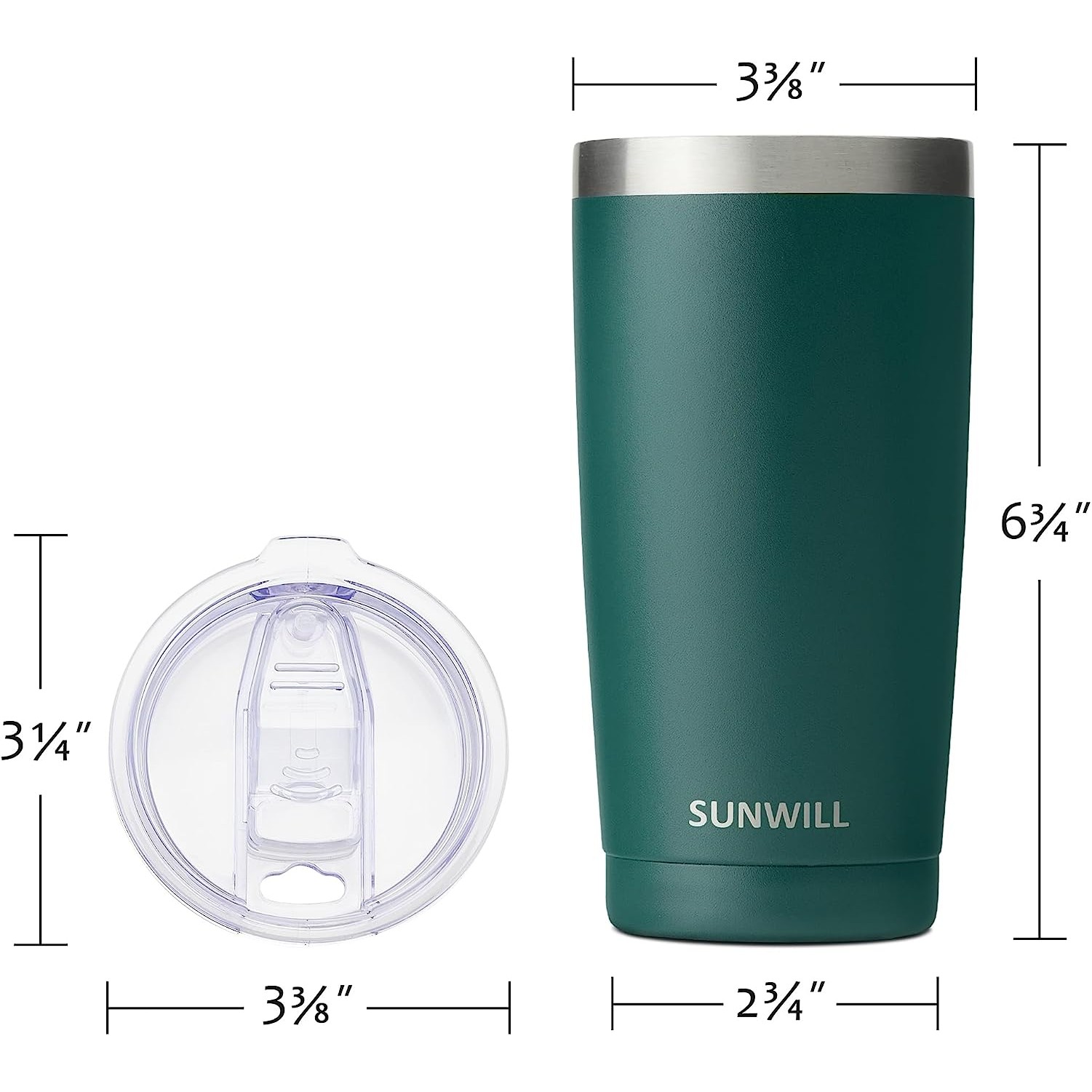 Insulated Travel Tumblers 20 Oz Stainless Steel Tumbler Cup with Lid and Straw Powder Coffee Mug 4