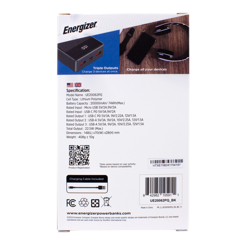 Energizer 20K PD 15
