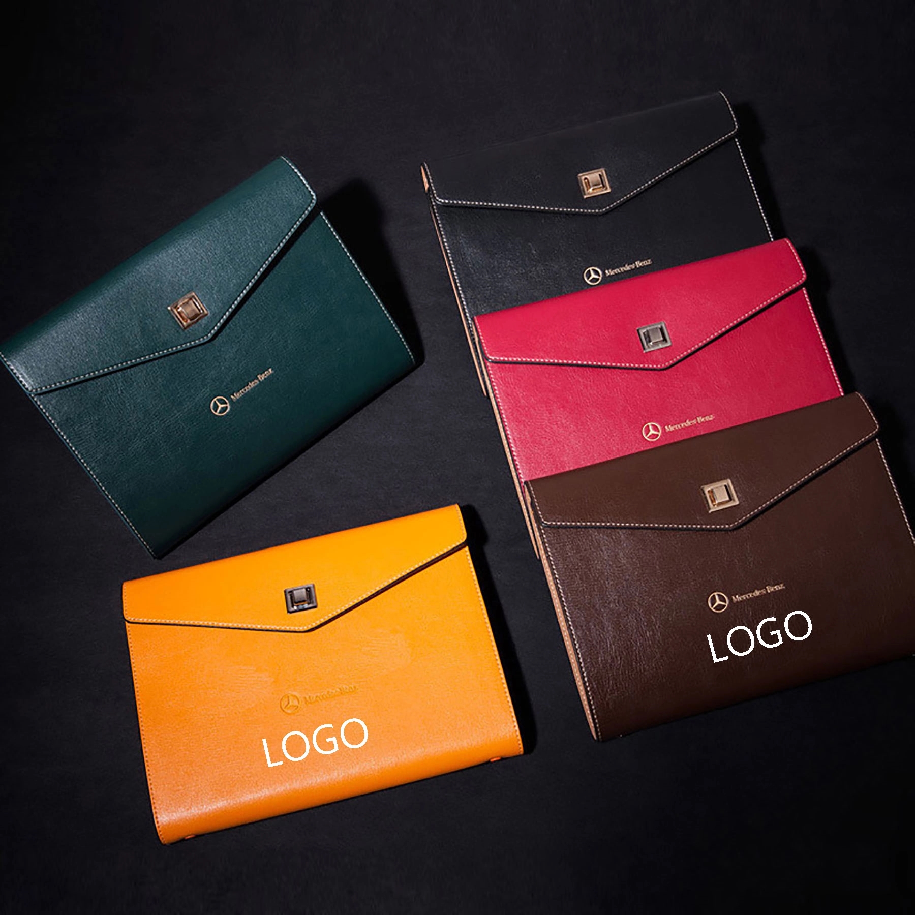 A5 Business PU Cover Cutom Logo Notebook 2