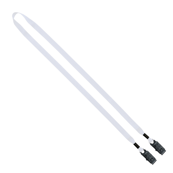 1/2" Polyester Double Bulldog Clip Lanyard 11