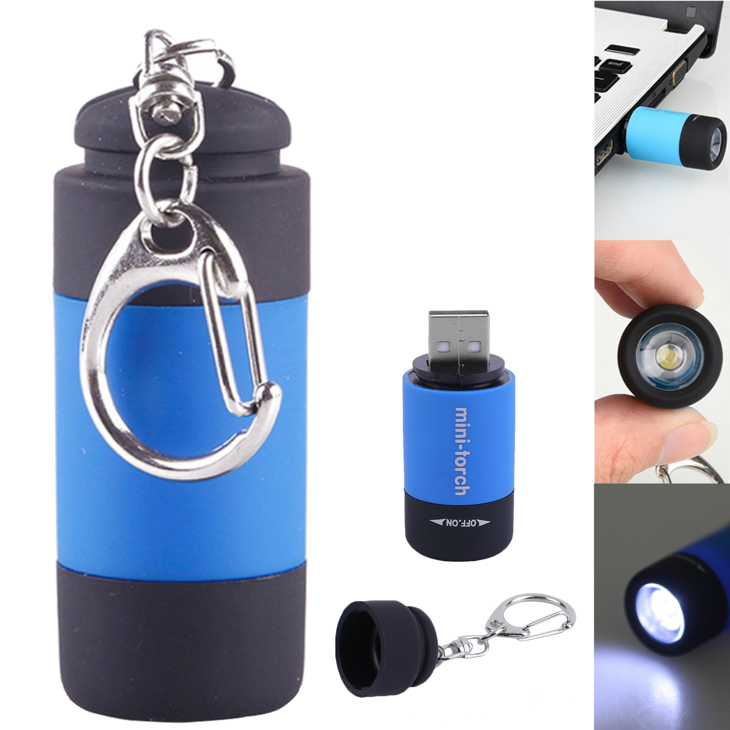 USB Rechargeable Mini Flashlight 2