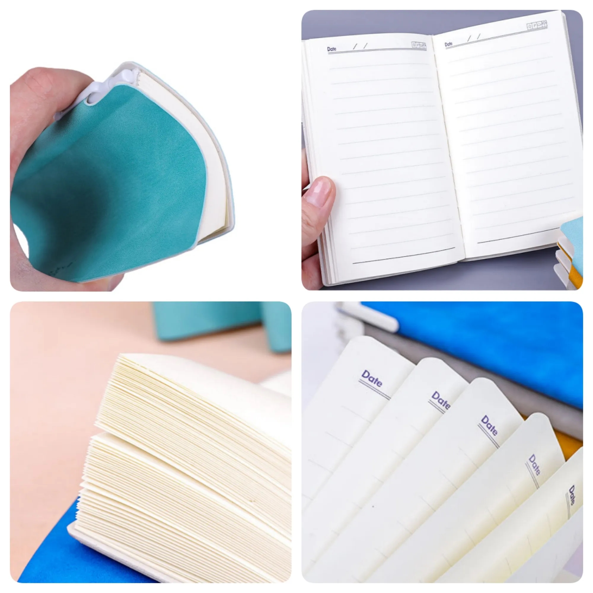 A7 Pocket Notebook Journal Custom Logo Bulk Pack 2