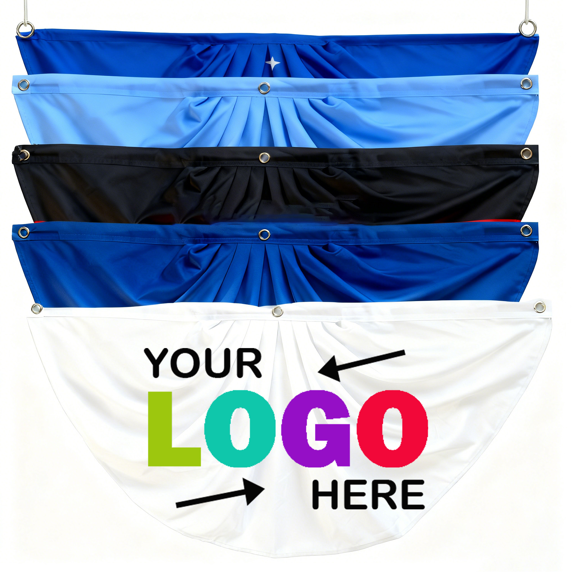 Team Support Sports Fan Cheering Banner Cape 2