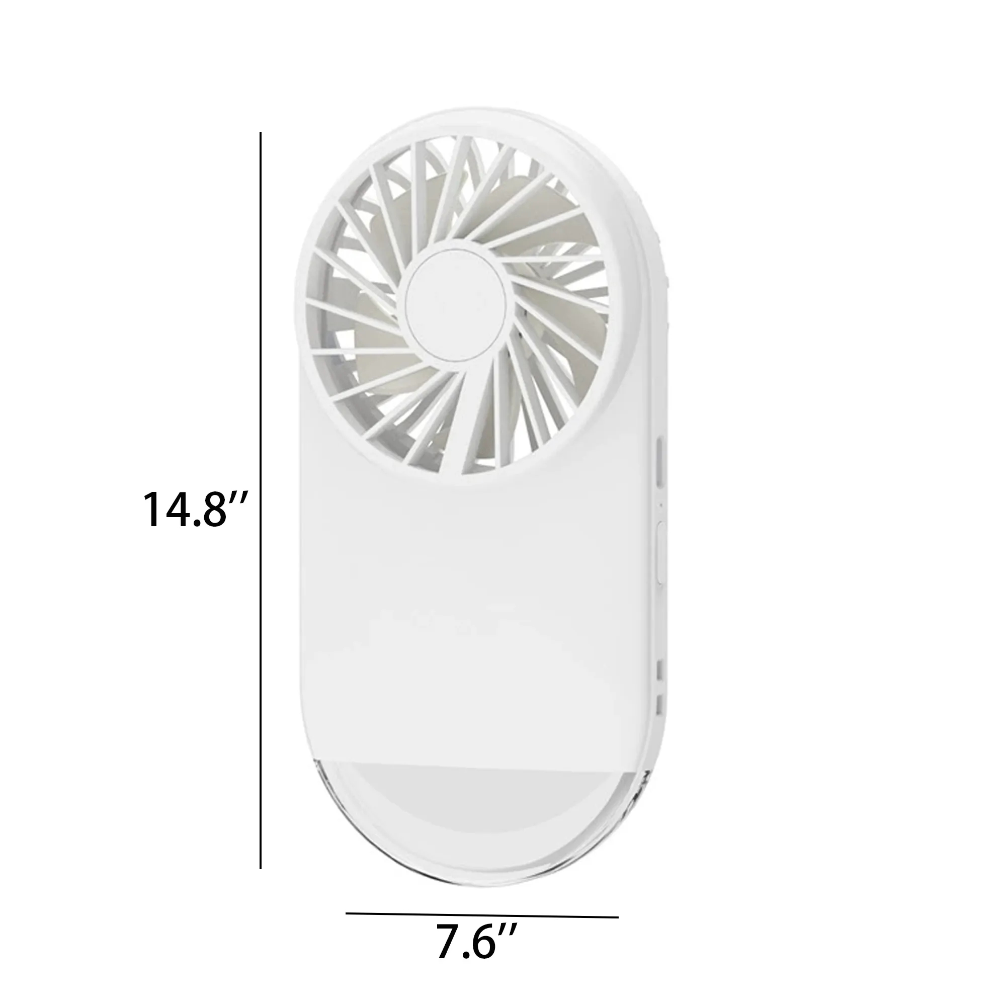 Portable Mini Fan with LED Light 2