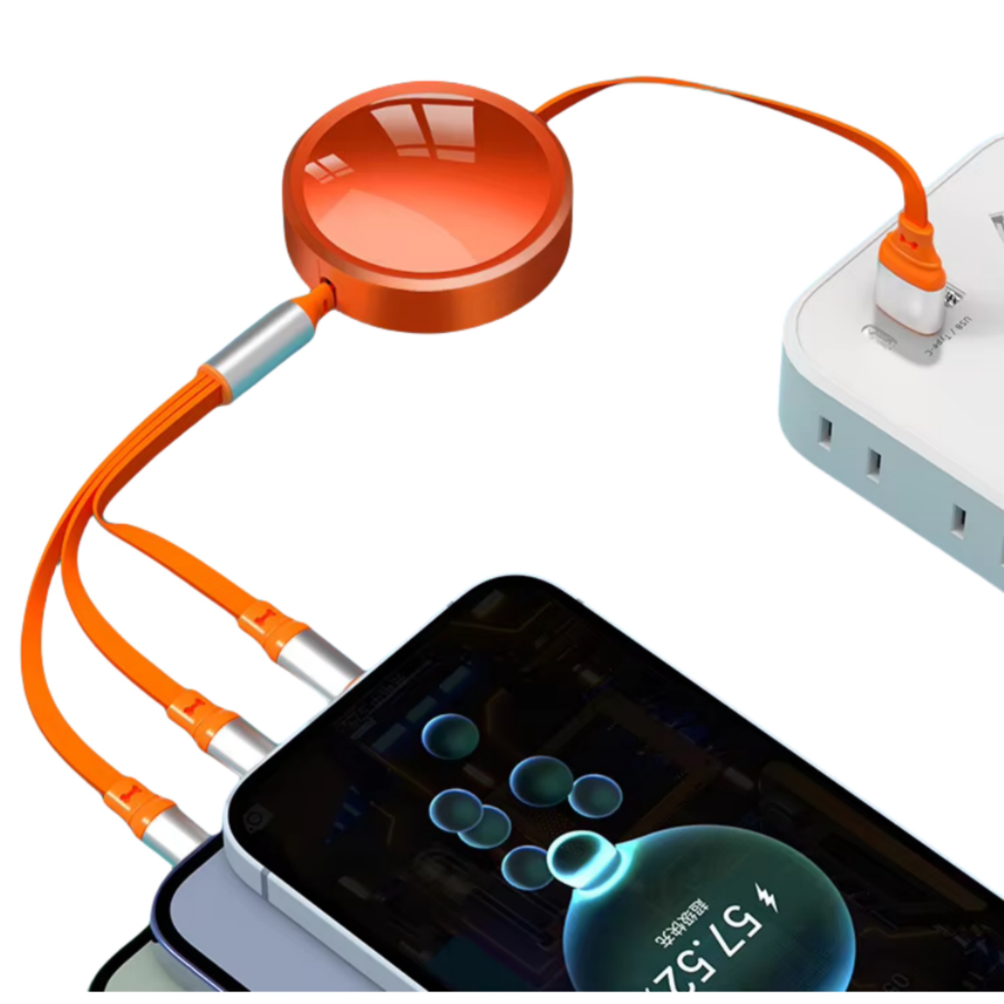 3 in 1 Retractable Charging Cable 9